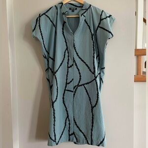 Ilana Kohn Wally dress size XS duck egg and black